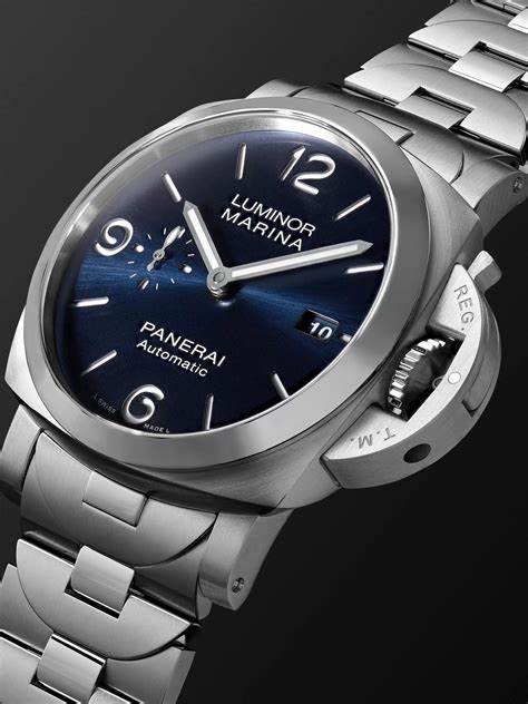 panerai luminor marina blue face